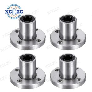 LMF8UU Round Flange Linear Motion Ball Bearings for 3D Printers CNC Slide Bushing Precision Equipment