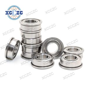 F686ZZ 6x13x5mm Chrome Steel Flanged Deep Groove Ball Bearing