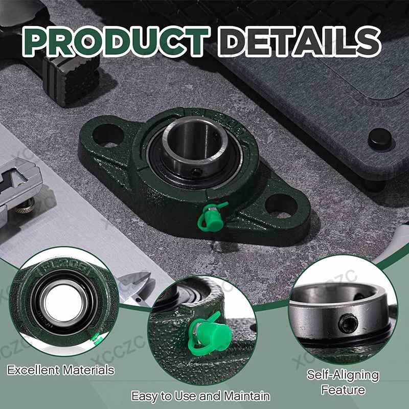 UCFL205 flanged bearing unit compact design