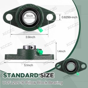 UCFL205 flanged bearing unit compact design