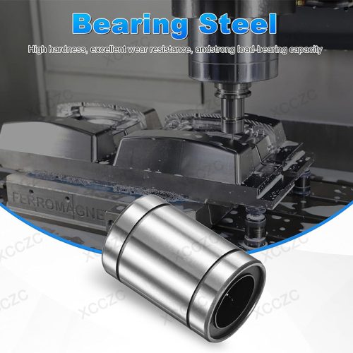Low-Noise 25×40×59 mm Double-Sealed LM25UU Linear Motion Ball Bearing for CNC 3D Printer-4